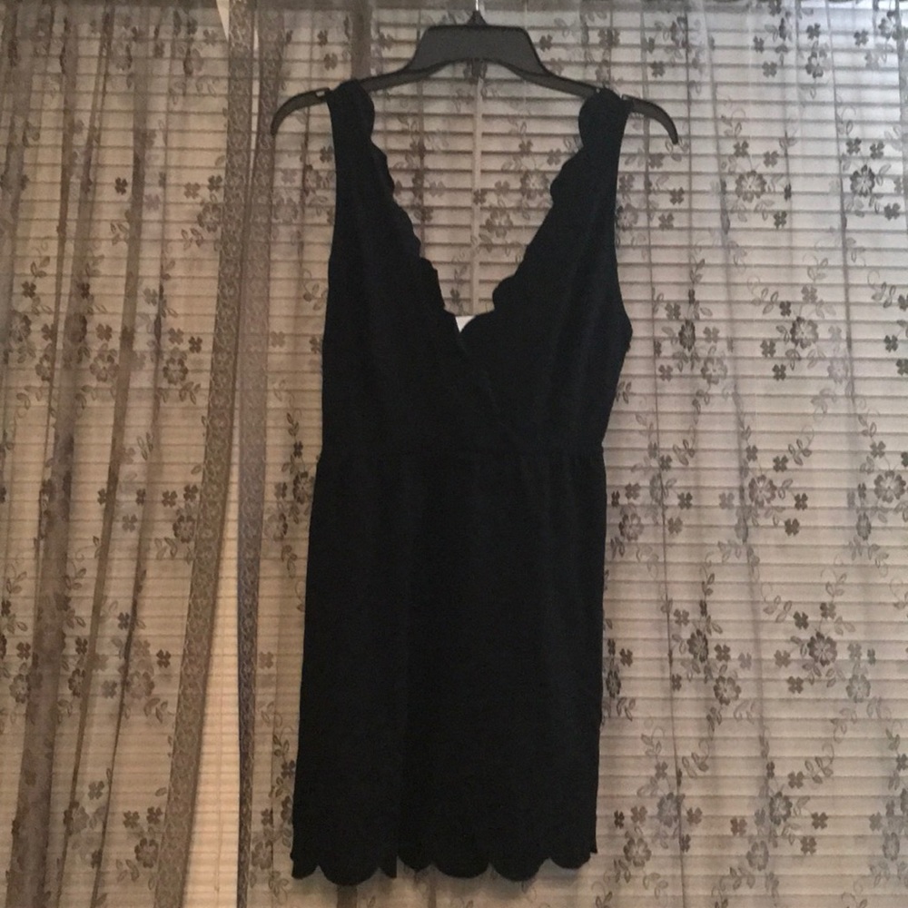 Cooperative LIttle Black Dress with scallops